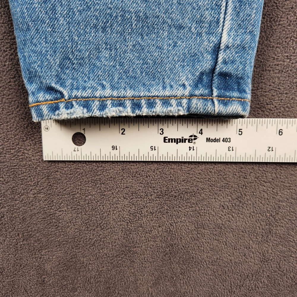 Levis Wedgie Jeans Womens 24 Blue Distressed High Rise Button Fly 22861-0107 NEW - Picture 12 of 13